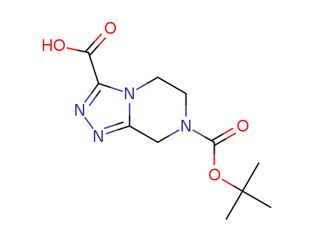 7-(tert-butoxycarbonyl)-5,6,7,8-tetrahydro-[1,2,4]triazolo[4,3-a]pyrazine-3-carboxylic acid