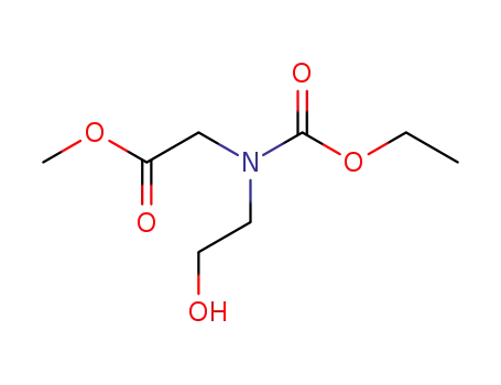[Ethoxycarbonyl-(2-hydroxy-ethyl)-amino]-acetic acid methyl ester