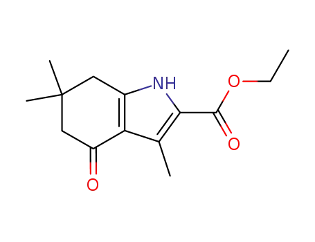 3,6,6-TRIMETHYL-4-OXO-4,5,6,7-TETRAHYDRO-1H-INDOLE-2-CARBOXYLIC ACID 에틸 에스테르