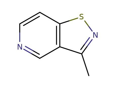 Molecular Structure of 129211-95-6 (Isothiazolo[4,5-c]pyridine, 3-methyl- (9CI))