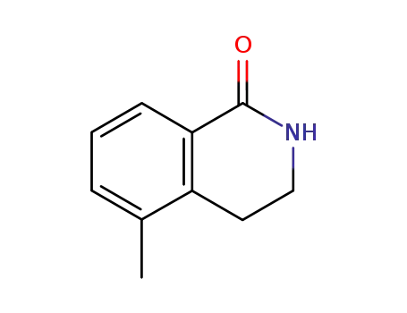 Molecular Structure of 129075-56-5 (1(2H)-Isoquinolinone, 3,4-dihydro-5-methyl-)