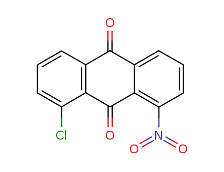 Molecular Structure of 129-38-4 (1-chloro-8-nitroanthracene-9,10-dione)