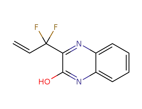 Molecular Structure of 1294512-27-8 (3-(1,1-difluoroallyl)quinoxalin-2-ol)