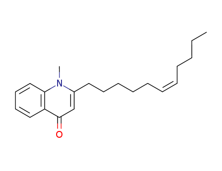 1-Methyl-2-(6Z)-6-undecen-1-yl-4(1H)-quinolinone CAS No:120693-49-4