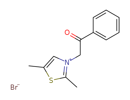 2,5-Dimethyl-3-(2-oxo-2-phenylethyl)bromide
