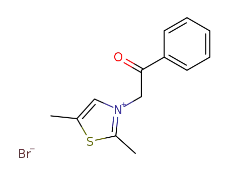 Molecular Structure of 1212-02-8 (2,5-Dimethyl-3-(2-oxo-2-phenylethyl)bromide)