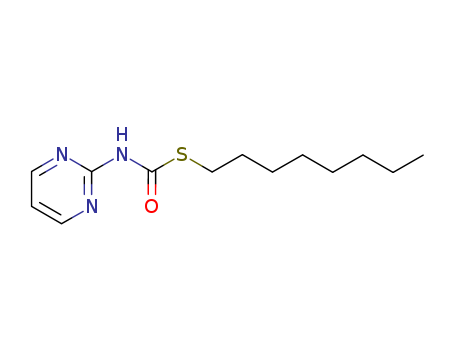 2-Pyrimidinecarbamicacid, thio-, S-octyl ester (7CI,8CI) cas  2950-37-0