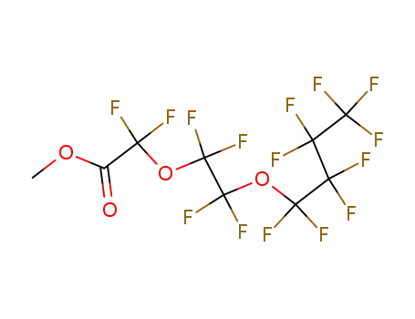 Molecular Structure of 129301-40-2 (METHYL PERFLUORO-3,6-DIOXADECANOATE)