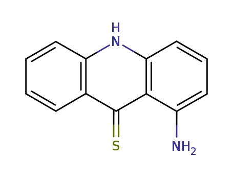 Molecular Structure of 121083-77-0 (1-aminoacridine-9(10H)-thione)