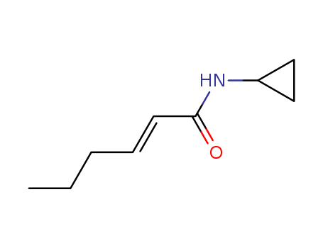 (E)-N-cyclopropylhex-2-enamide
