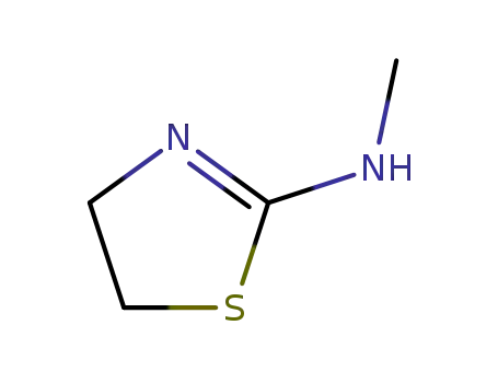 Molecular Structure of 10416-51-0 (4,5-dihydro-N-methyl-2-thiazolamine)