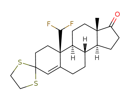 3,3-(ethylenedithio)-19,19-difluoroandrost-4-en-17-one