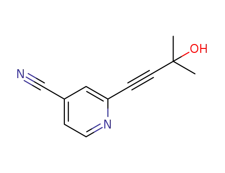 2-(3-hydroxy-3-methylbut-1-yn-1-yl)isonicotinonitrile