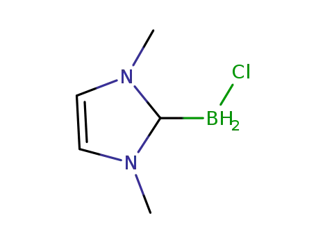 Molecular Structure of 1372712-62-3 (1,3-dimethylimidazol-2-ylidene chloroborane)