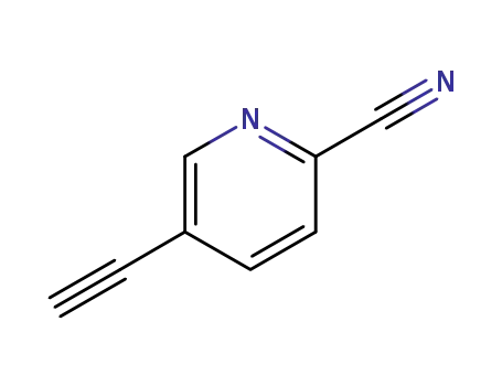 Molecular Structure of 1211584-19-8 (5-ethynylpyridine-2-carbonitrile)