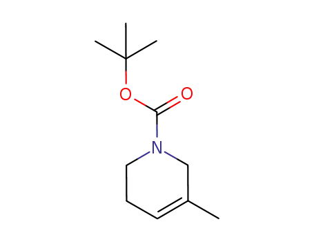 Molecular Structure of 1211531-16-6 (1(2H)-Pyridinecarboxylic acid, 3,6-dihydro-5-Methyl-, 1,1-diMethylethyl ester)