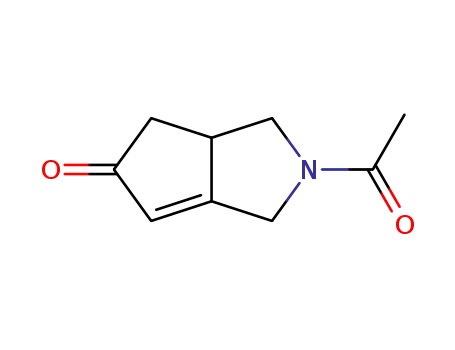 Cyclopenta[c]pyrrol-5(1H)-one, 2-acetyl-2,3,3a,4-tetrahydro- (9CI)