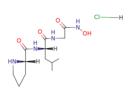 Molecular Structure of 120928-08-7 (H-PRO-LEU-GLY-NHOH HCL)
