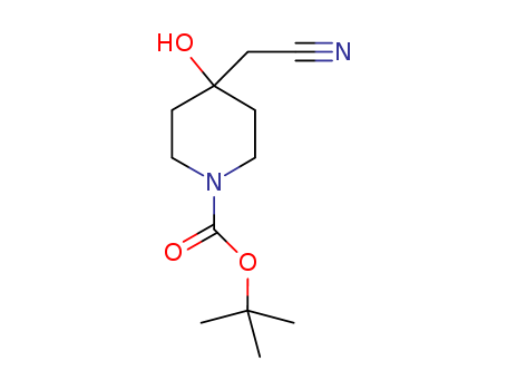 1-Piperidinecarboxylicacid, 4-(cyanomethyl)-4-hydroxy-, 1,1-dimethylethyl ester