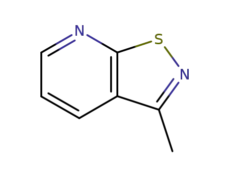 Molecular Structure of 71109-34-7 (3-METHYL-ISOTHIAZOLO[5,4-B]PYRIDINE)