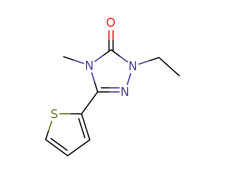 3H-1,2,4-Triazol-3-one, 2,4-dihydro-2-ethyl-4-methyl-5-(2-thienyl)-