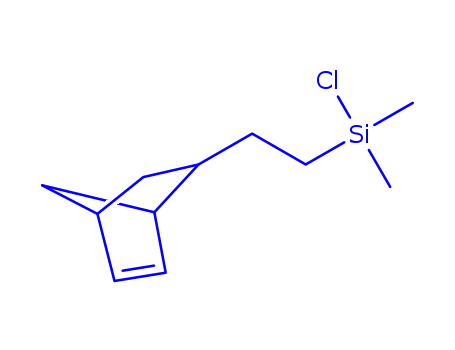 Molecular Structure of 120543-78-4 (5-NORBORNEN-2-YL(ETHYL)CHLORODIMETHYLSILANE)
