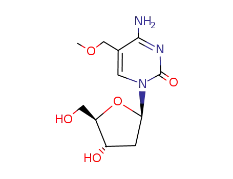 Molecular Structure of 129580-10-5 (5-methoxymethyl-2-deoxycytidine)