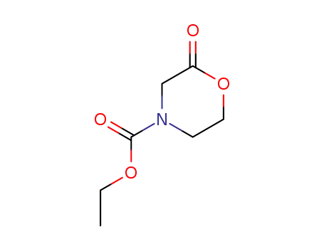 4-Morpholinecarboxylic  acid,  2-oxo-,  ethyl  ester
