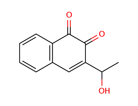 1,2-나프탈렌디온, 3-(1-히드록시에틸)-(9CI)