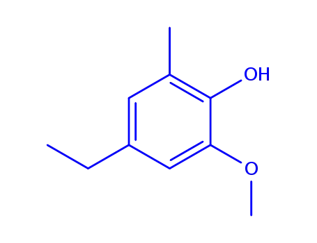 Molecular Structure of 120550-70-1 (4-ethyl-2-methoxy-6-methylphenol)