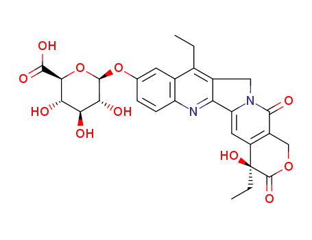 b-D-Glucopyranosiduronic acid,(4S)-4,11-diethyl-3,4,12,14-tetrahydro-4-hydroxy-3,14-dioxo-1H-pyrano[3',4':6,7]indolizino[1,2-b]quinolin-9-yl