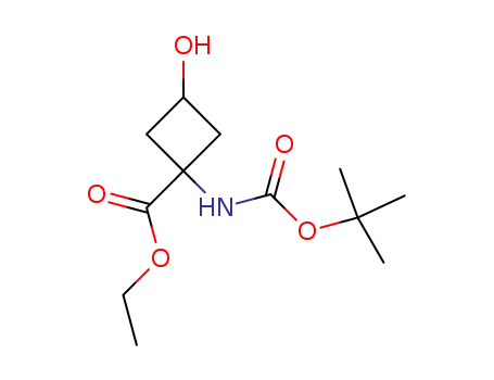 ethyl 1-<<(tert-butyloxy)carbonyl>amino>-3-hydroxycyclobutane-1-carboxylate