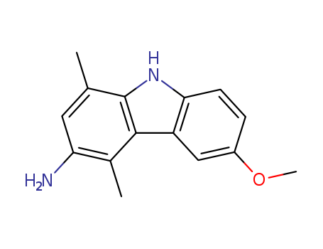 9H-Carbazol-3-amine,6-methoxy-1,4-dimethyl-