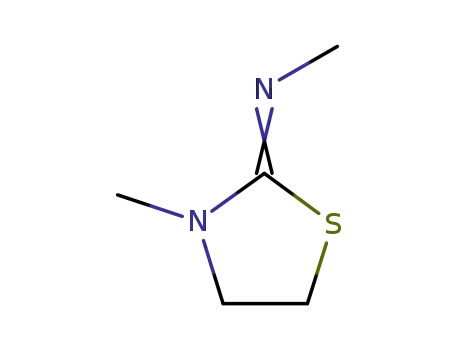 Molecular Structure of 121215-88-1 (Methanamine, N-(3-methyl-2-thiazolidinylidene)- (9CI))