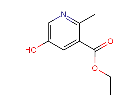 Molecular Structure of 60390-47-8 (ethyl 5-hydroxy-2-Methylnicotinate)