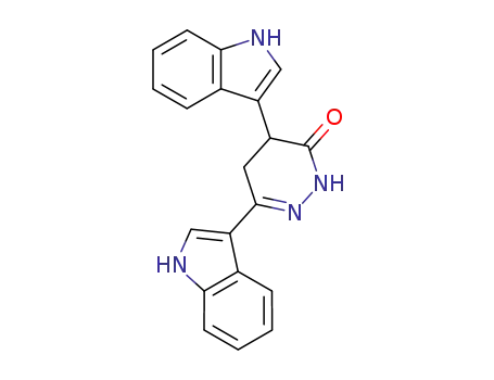4,6-bis-(1<i>H</i>-indol-3-yl)-4,5-dihydro-2<i>H</i>-pyridazin-3-one