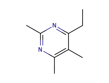 Molecular Structure of 120537-58-8 (Pyrimidine, 4-ethyl-2,5,6-trimethyl- (9CI))
