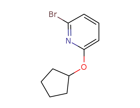Molecular Structure of 891842-81-2 (6-(CYCLOPENTOXY)-2-BROMOPYRIDINE)