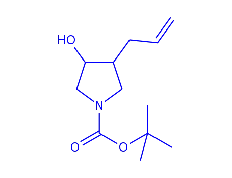 (3R,4S)-tert-butyl 3-allyl-4-hydroxypyrrolidine-1-carboxylate