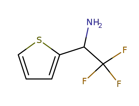 Molecular Structure of 65686-95-5 (2,2,2-trifluoro-1-(thiophen-2-yl)ethanamine)