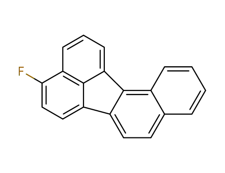 Molecular Structure of 129286-36-8 (4-fluorobenzo(j)fluoranthene)