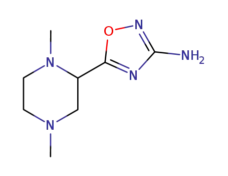 5-(1,4-Dimethyl-piperazin-2-yl)-[1,2,4]oxadiazol-3-ylamine