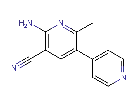 2-amino-3-cyano-6-methyl-5-(4-pyridyl)pyridine