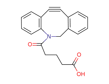 Molecular Structure of 1207355-31-4 (5-[11,12-didehydrodibenzo[b,f ]azocin-5(6H)-yl]-5-oxopentanoic acid)