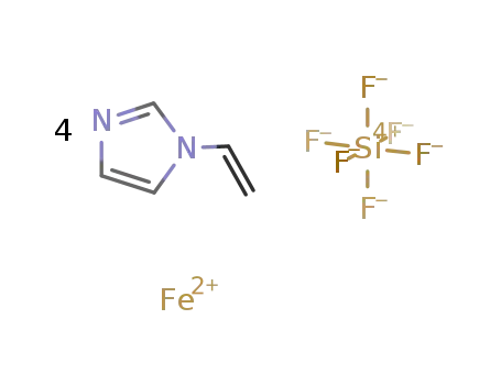 Molecular Structure of 82374-13-8 (Fe(N-methylimidazole)4SiF6)