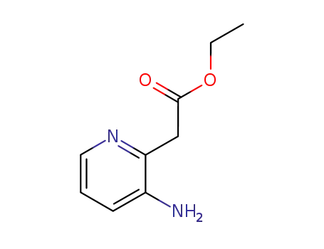 Molecular Structure of 295327-27-4 (ETHYL 2-(3-AMINOPYRIDIN-2-YL)ACETATE)