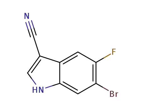 6-BROMO-3-CYANO-5-FLUORO-1H-INDOLE