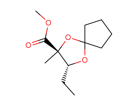 methyl (2R,3R)-3-ethyl-2-methyl-1,4-dioxaspiro<4.4>nonane-2-carboxylate
