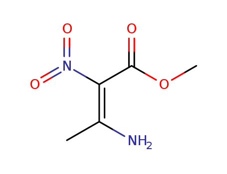 2-BUTENOIC ACID 3-AMINO-2-NITRO-,METHYL ESTER,(E)-