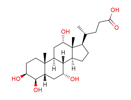 3beta,4beta,7alpha,12alpha-Tetrahydroxy-5beta-cholan-24-oic Acid